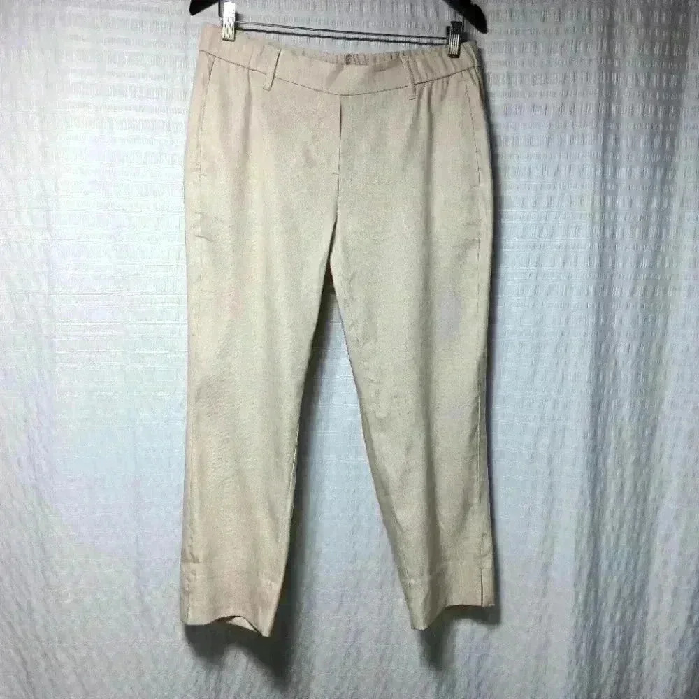 J.Jill Linen/ rayon blend Capris. Ladies size M Petite